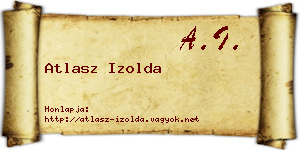 Atlasz Izolda névjegykártya